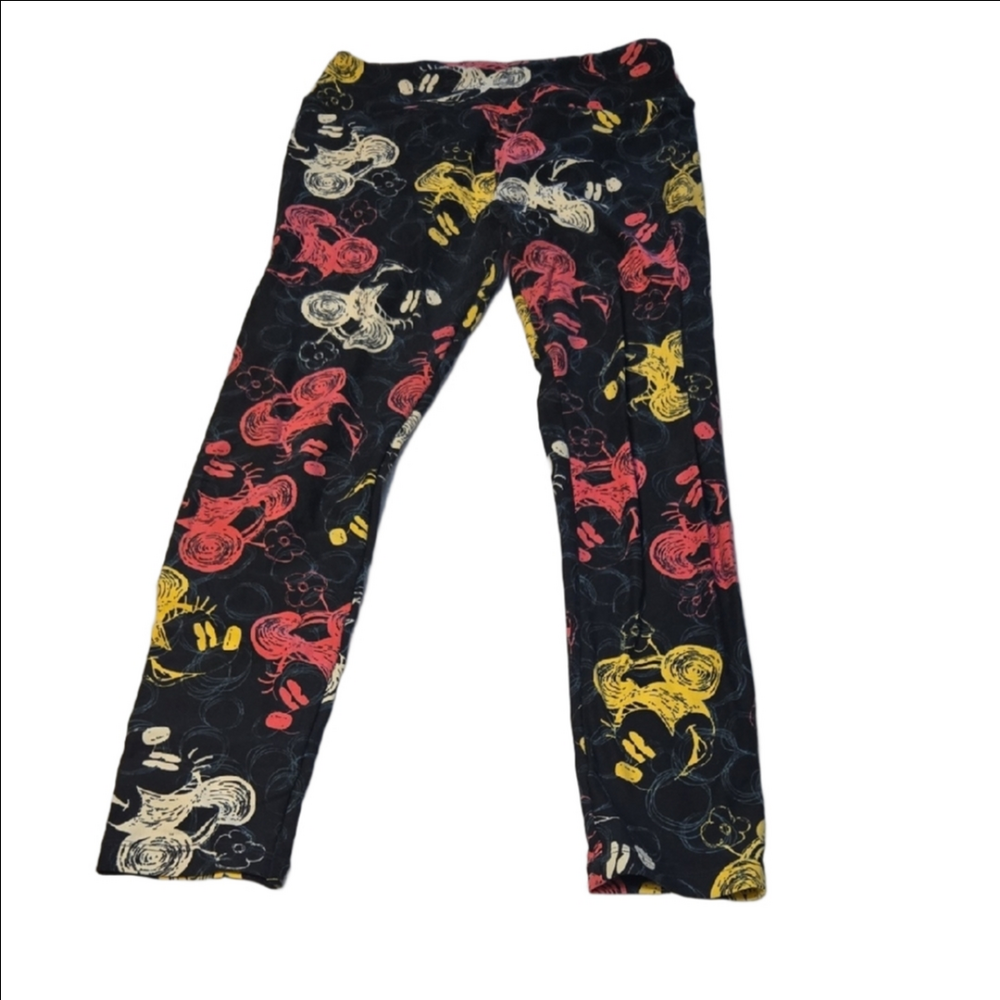 ♡LuLaRoe Disney Mickey Mouse Print Leggings One Size